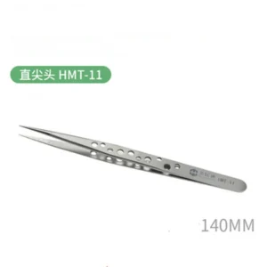 HMT-11 Straight Tip Precision Stainless Tweezers