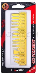 Hand polished blades