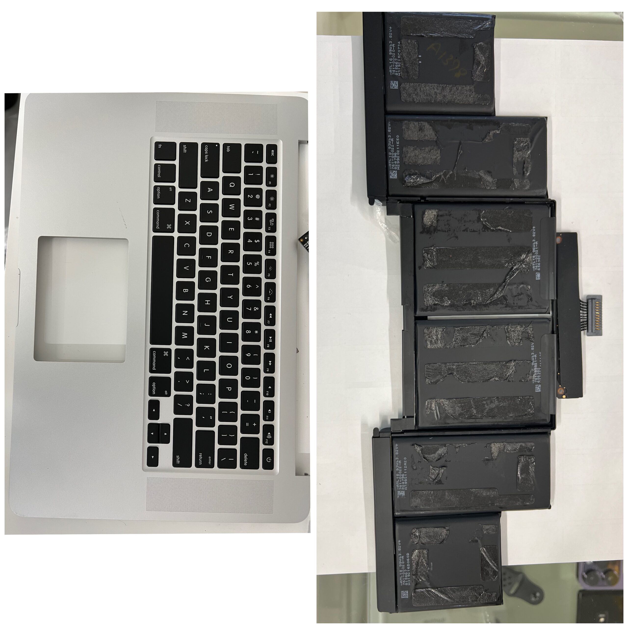 MacBook Pro A1398(15″) 2015 Model Original keyboards with battery(Silver)