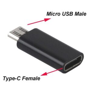 USB Type C Female to Micro USB Male Adapter Converter